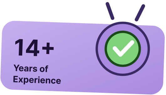 14 plus years of experience